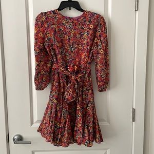 Floral flare skirt dress